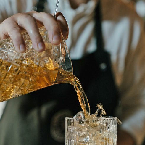 Cocktail Mixing Glass & Strainer